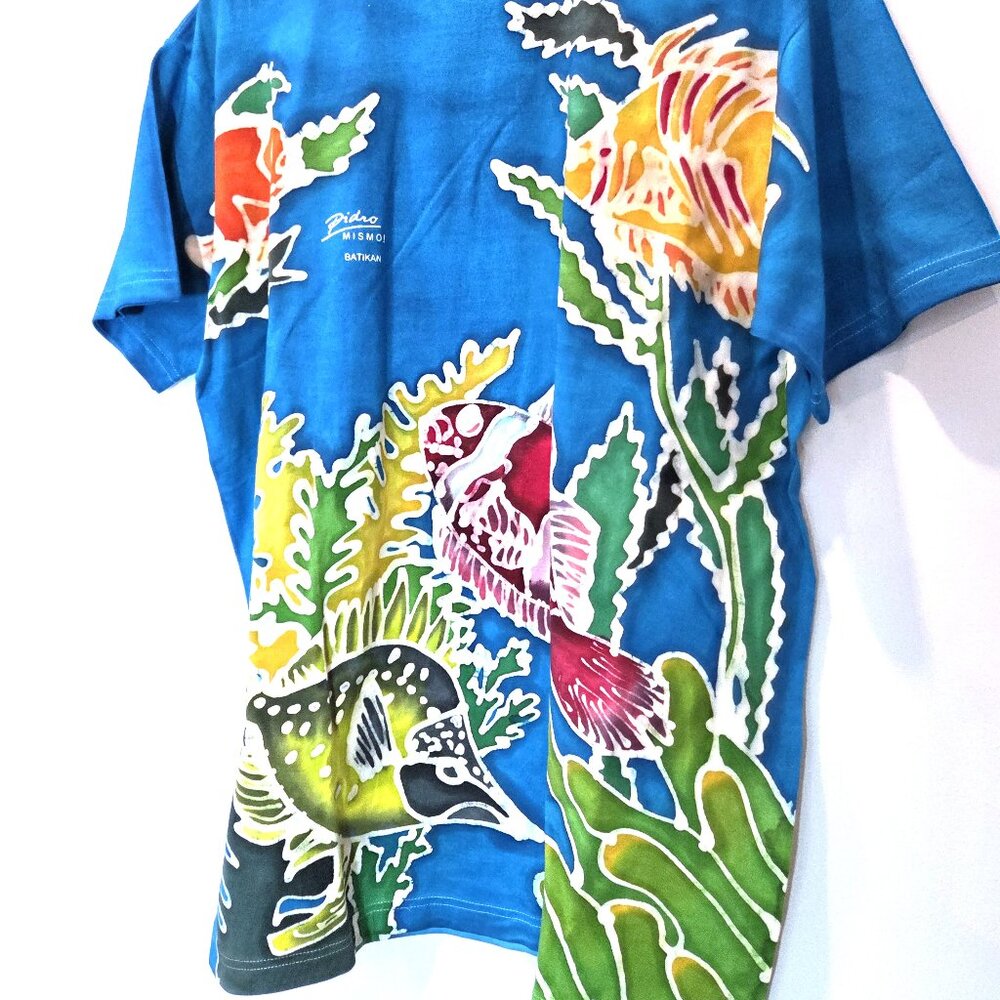 NWOT Handpainted Batik Shirt